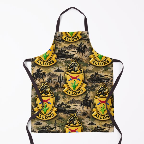 Item preview, 11th Armored Cavalry Regiment Allons Armored Cavalry Desert Pattern designed and sold by Military Insignia Products.