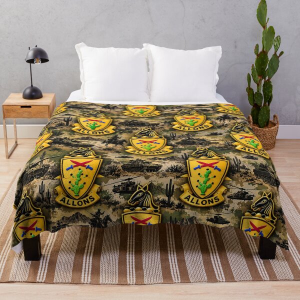 Item preview, 11th Armored Cavalry Regiment Allons Armored Cavalry Desert Pattern designed and sold by Military Insignia Products.