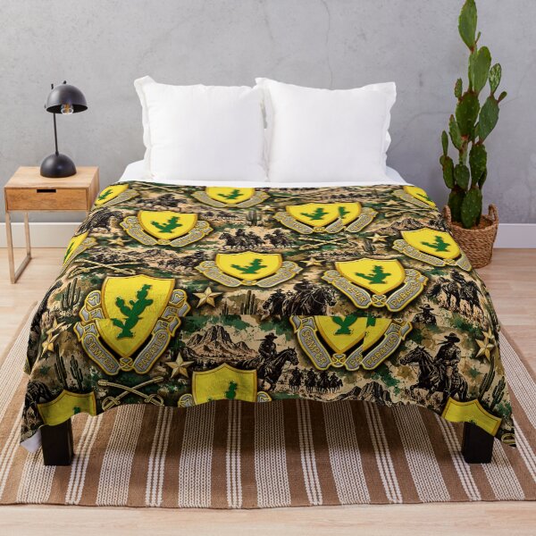 Item preview, 12th Cavalry Regiment Semper Paratus Cavalry Camouflage Pattern designed and sold by Military Insignia Products.