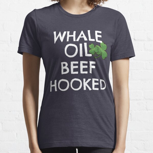 Whale, t shirt Whale Oil Beef Hooked Shamrock Farfadet St Patrick'S DAY IRISH 