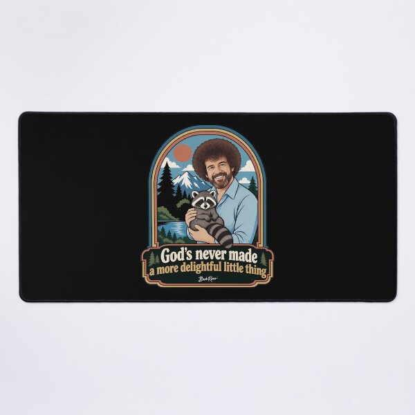 Item preview, Bob Ross Raccoon Lover Wildlife Nature Vintage Quote designed and sold by karamram.