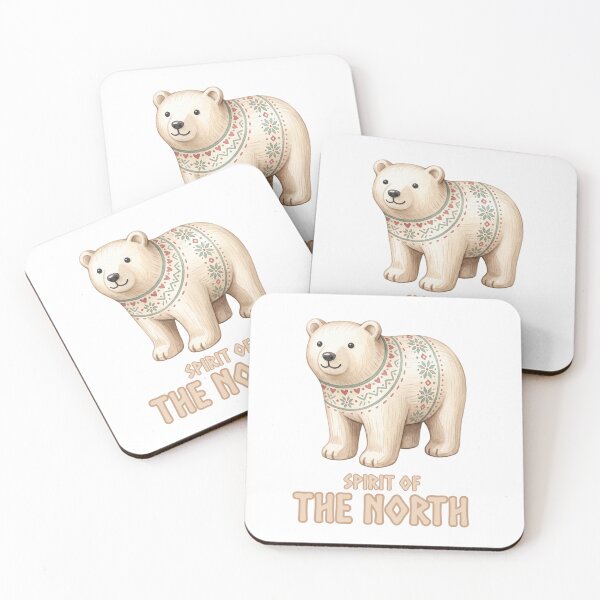 Item preview, Spirit of the North – Scandinavian Carved Polar Bear designed and sold by CleanDecor.