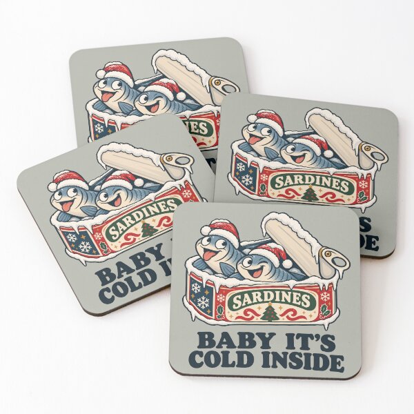 Item preview, Baby It's Cold Inside Christmas Sardine Tin  designed and sold by Skryp-art.