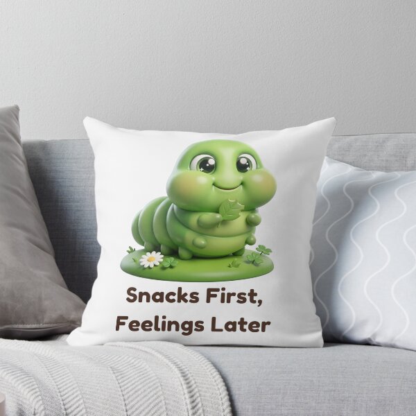 Item preview, Snacks First Feelings Later - Cute Hungry Caterpillar designed and sold by Thanat Studio.