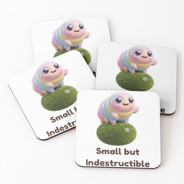 Item preview, Small but Indestructible - Cute Tardigrade Water Bear designed and sold by Thanat Studio.