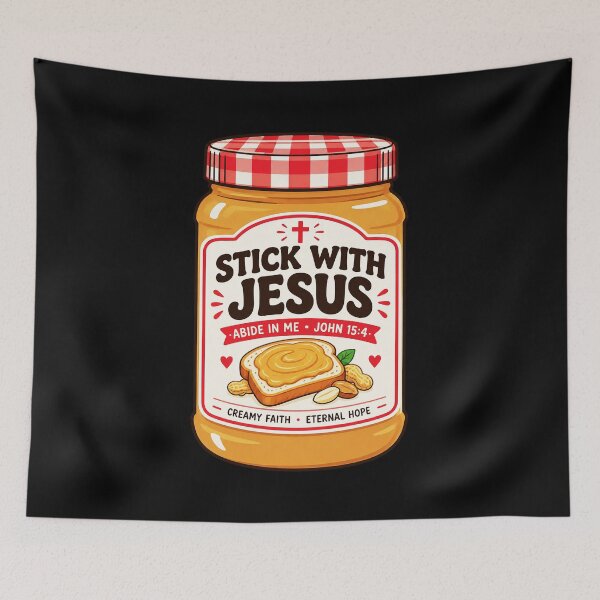 Item preview, John 15:4 Stick With Jesus designed and sold by plushism.