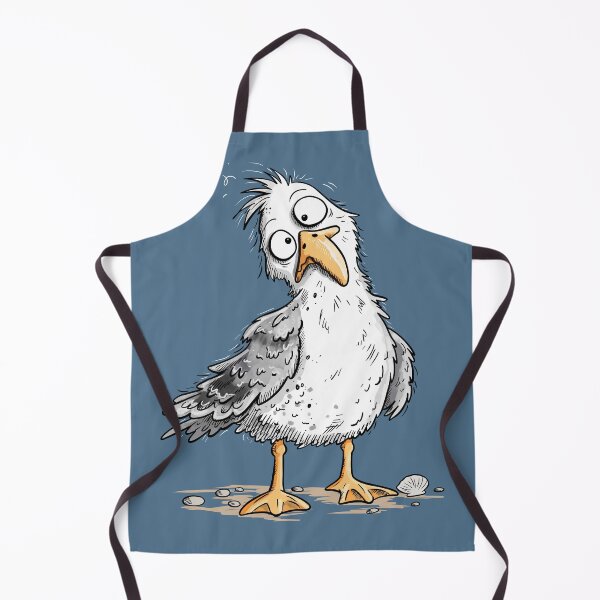 Item preview, Funny Seagull – Goofy Seabird Cartoon designed and sold by modartis.