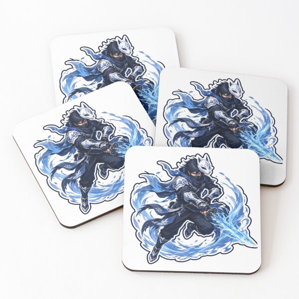 Item preview, Hayabusa Kitsune's Shadow Anime Mobile Legends Fan Art designed and sold by Moonlit Tower Art.
