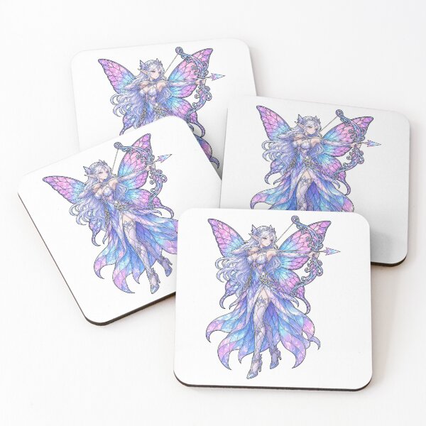 Item preview, Miya Modena Butterfly Stained Glass Mobile Legends Fan Art designed and sold by Moonlit Tower Art.