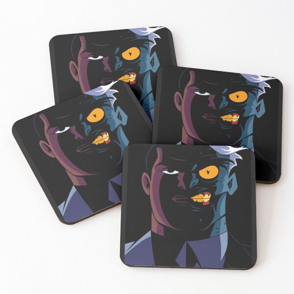Item preview, Split Face Villain in Noir Cartoon designed and sold by InkLabStore.