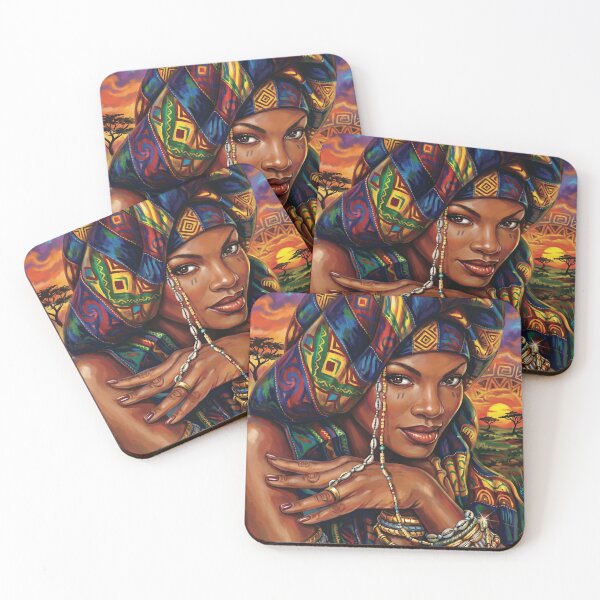 Item preview, Festival Girl | Vibrant Portrait Art designed and sold by NeonSpiritArt.