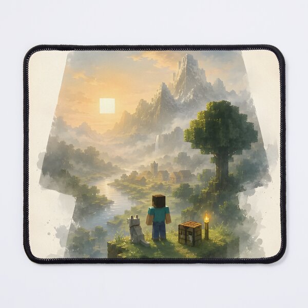 Item preview, Overworld Explorer Silhouette - Unofficial Fan Art designed and sold by NikoVerse Studio.