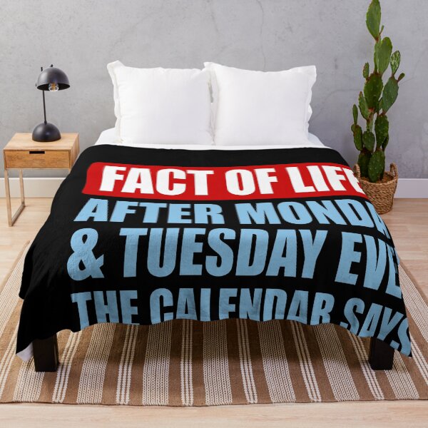 Item preview, After Monday and Tuesday Even the Calendar Says WTF - Blue designed and sold by mareix.