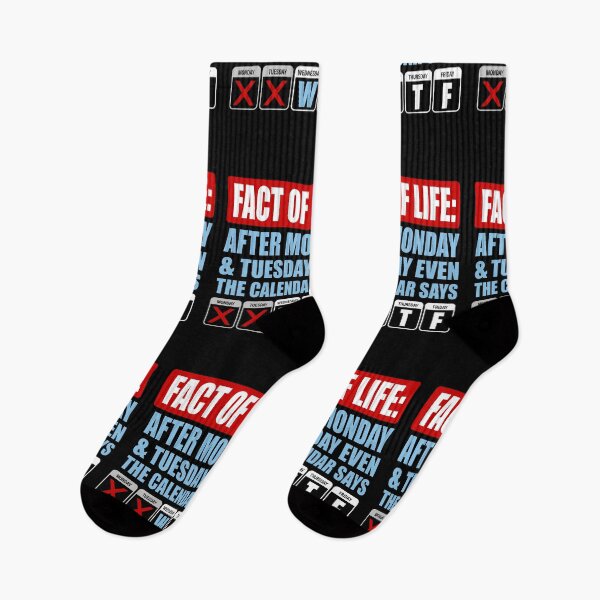 Item preview, After Monday and Tuesday Even the Calendar Says WTF - Blue designed and sold by mareix.