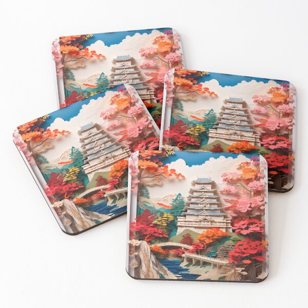 Item preview, Oriental landscape made of paper, ideal for a gift #2. designed and sold by ELFofDREAMS.