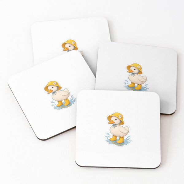 Item preview, Cute Duck in Rain Boots Illustration designed and sold by fati-stor.