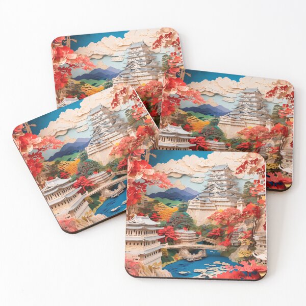 Item preview, Oriental landscape made of paper, ideal for a gift #4. designed and sold by ELFofDREAMS.