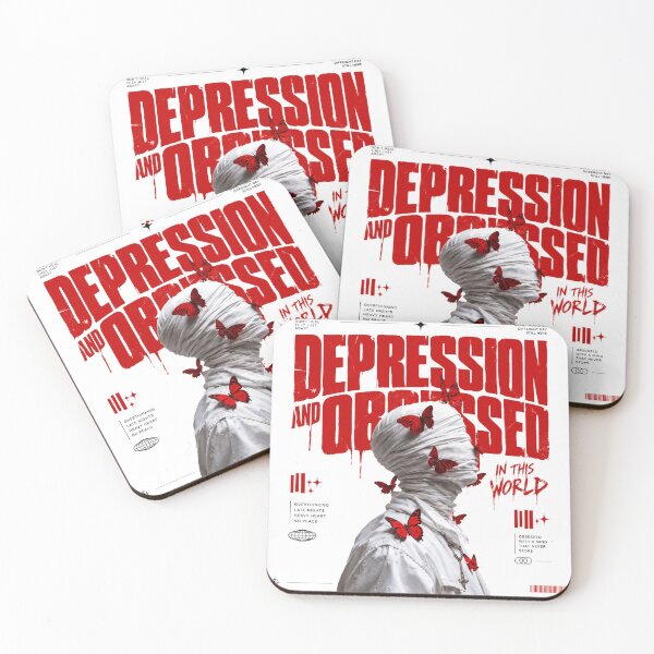 Item preview, Depression and obsessed t-shirt designed and sold by Omahsales.