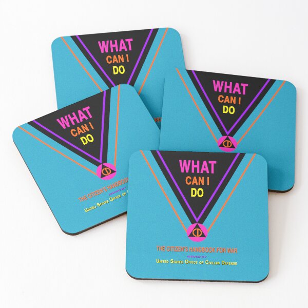 Item preview, Pop Art - Retro Civil Defense Handbook in Groovy Colors designed and sold by ubiquitoid.