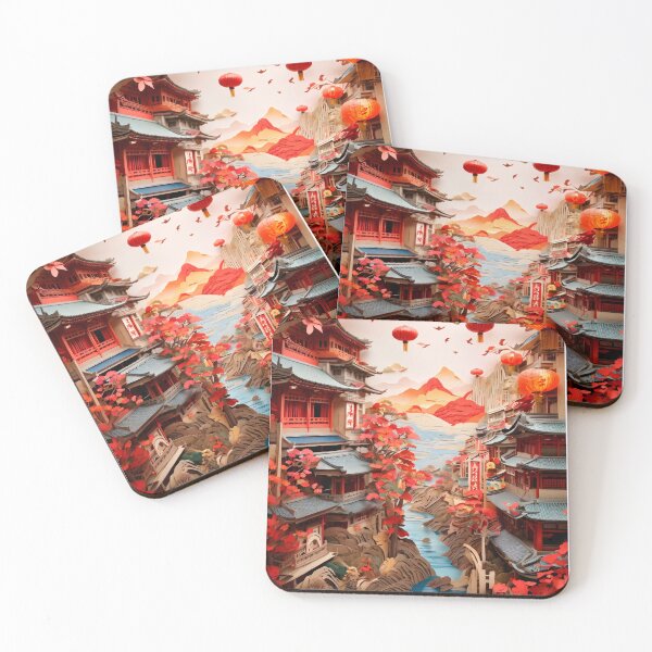 Item preview, Oriental landscape made of paper, ideal for a gift #6. designed and sold by ELFofDREAMS.