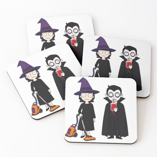 Item preview, Funny Witch and Vampire - Couples Halloween Costume designed and sold by Drm0o.