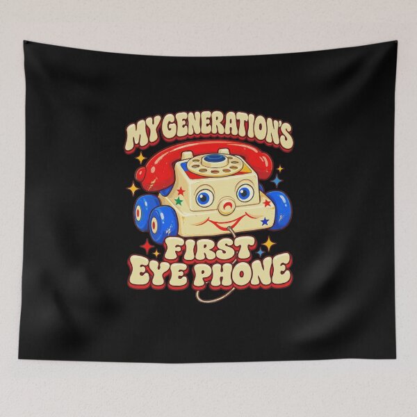 Item preview, My Generation's First Eye Phone Retro Toy Design designed and sold by FouChan.