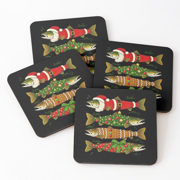 Item preview, Christmas Trout Fishing designed and sold by Brasovbit.