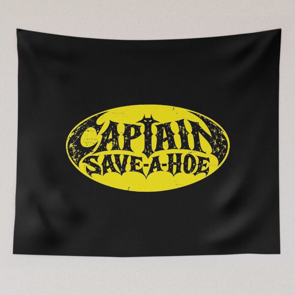 Item preview, Captain Save A Hoe - Distressed Yellow Emblem designed and sold by mareix.