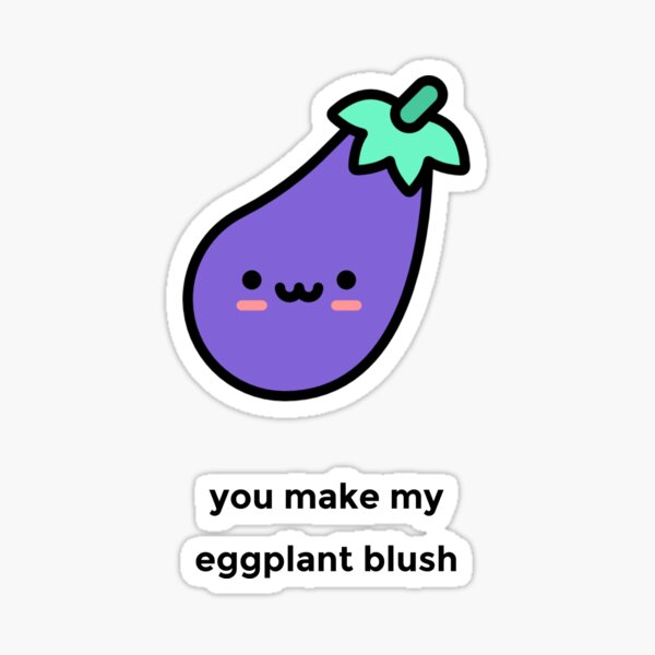 Eggplant Joke Stickers Redbubble