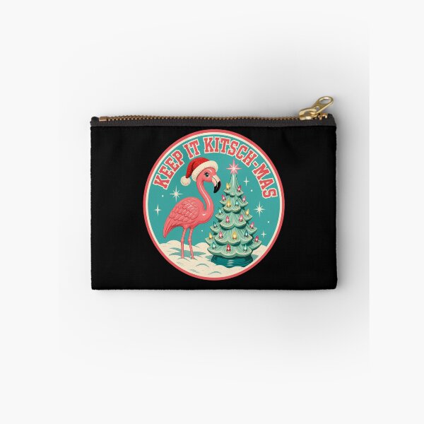 Item preview, Keep It Kitsch-mas Vintage Ceramic Tree Pink Flamingo designed and sold by Design Vibras.