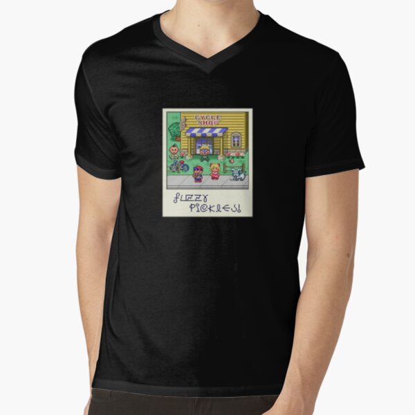 Fuzzy Pickles V-Neck T-Shirt