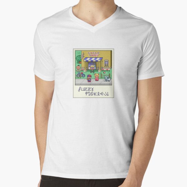 Fuzzy Pickles V-Neck T-Shirt