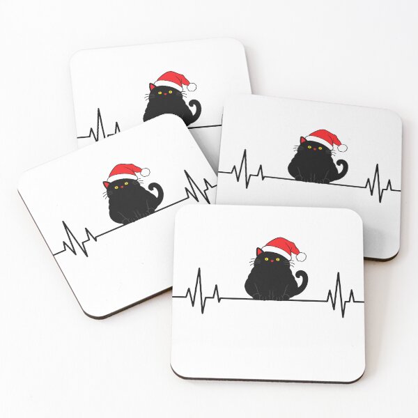 Item preview, Santa's Little Black Cat designed and sold by Crunchy-Sante.