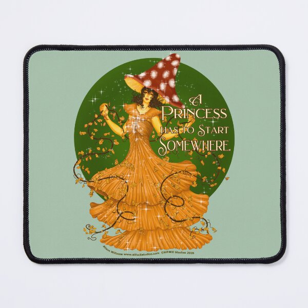 Item preview, The Mushroom Princess has arrived! designed and sold by SillWillStudios.