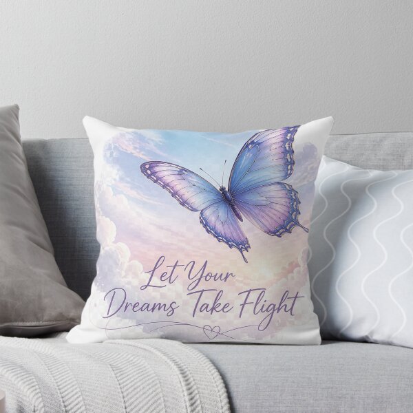 Item preview, Let Your Dreams Take Flight – Pastel Butterfly Inspirational Art   designed and sold by Zsgallery27.