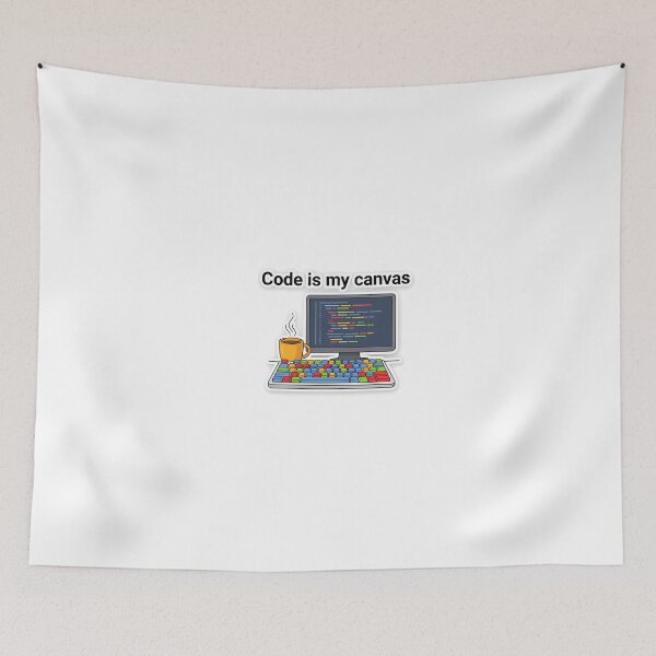 Item preview, Code is My Canvas designed and sold by NiftyWrx.