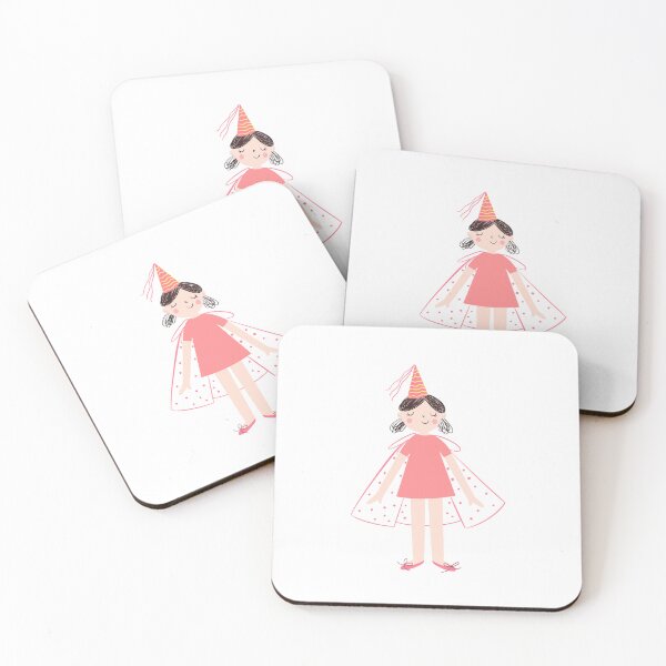 Item preview, Cute Pink Birthday Fairy Princess designed and sold by ZuriRetroPrints.