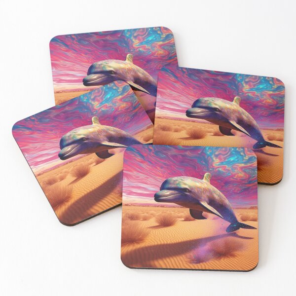 Item preview, Dolphin on the Desert designed and sold by MongLongStudio.