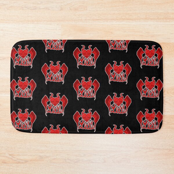 Item preview, Red Devil Heart Creature (With White Outline) designed and sold by CamilasPrints.