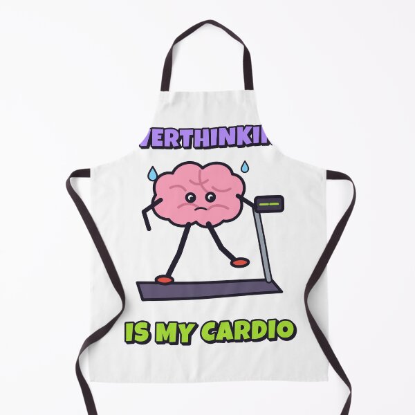 Item preview, Overthinking Is My Cardio Funny Brain designed and sold by Pixel Pantry.