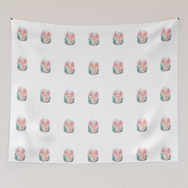 Item preview, Cute Axolotl Underwater Kawaii Illustration designed and sold by fati-stor.