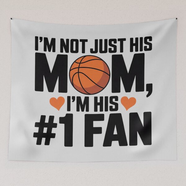 Item preview, I’M NOT JUST HIS MOM I'M HIS #1 FAN designed and sold by 123ks.
