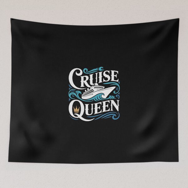 Item preview, Cruise Queen Ocean Ship Waves – Family Vacation Matching Art designed and sold by jkrphoto.