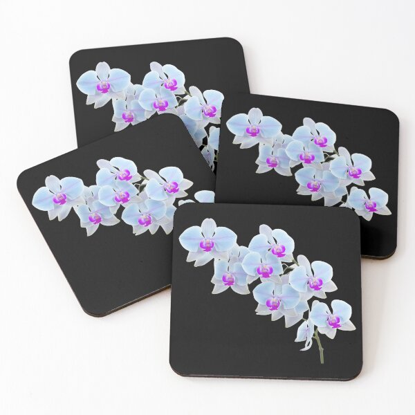 Item preview, Gorgeous Light Blue Phalaenopsis Orchid Black Shapes Mania designed and sold by Shapes-Mania.
