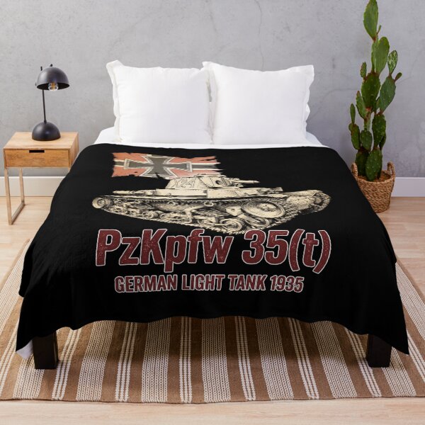 Item preview, PzKpfw 35(t) German Light Tank WWII Armor Vintage Illustration designed and sold by flamini.