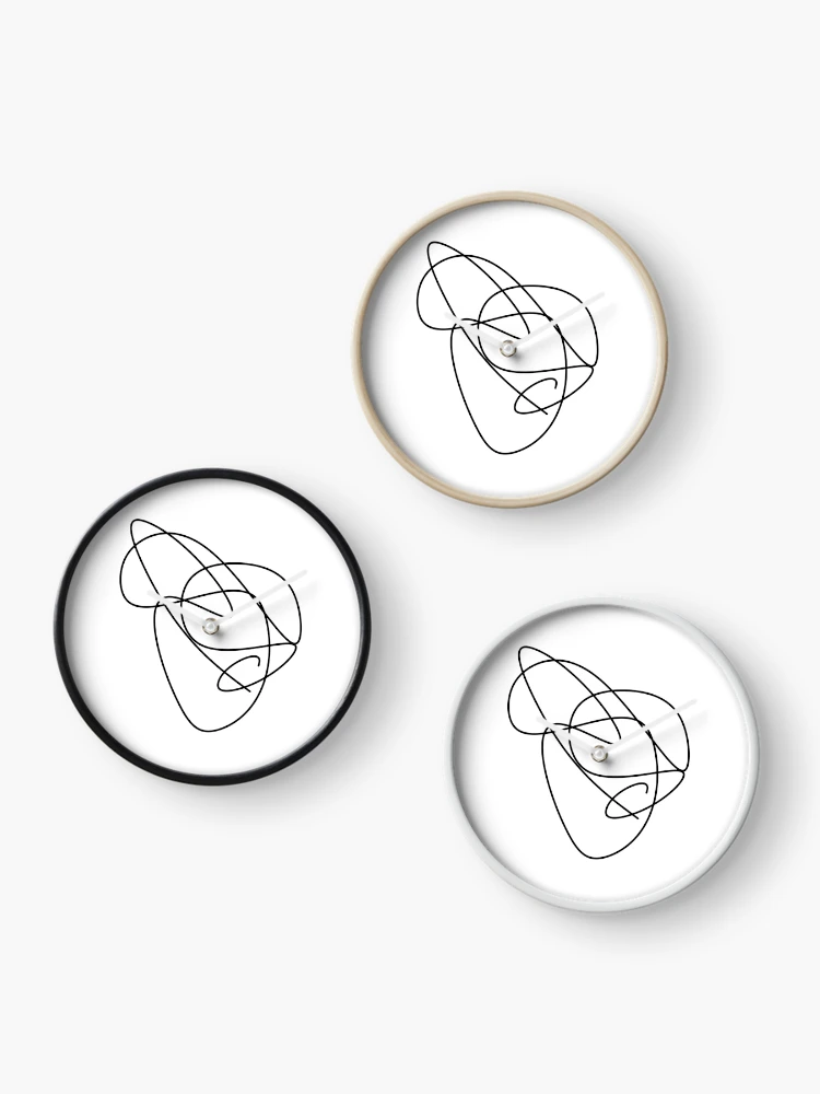 Thumbnail 3 of 4, Clock, Wow designed and sold by Designhand.