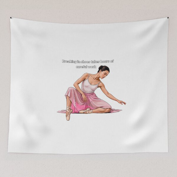 Item preview, Graceful Ballet Dancer in White Leotard designed and sold by NiftyWrx.