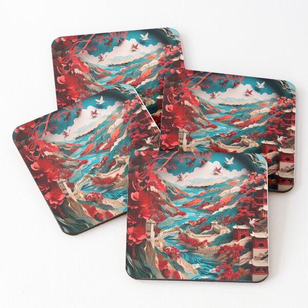 Item preview, Oriental landscape made of paper, ideal for a gift #10. designed and sold by ELFofDREAMS.