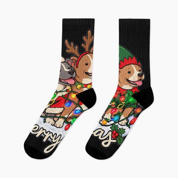 Item preview, Feliz Pitmas Divertida Navidad Pit Bull Amante de los perros designed and sold by ArtDesignTp.