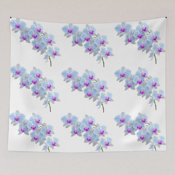 Item preview, Gorgeous Light Blue Phalaenopsis Orchid White Shapes Mania designed and sold by Shapes-Mania.
